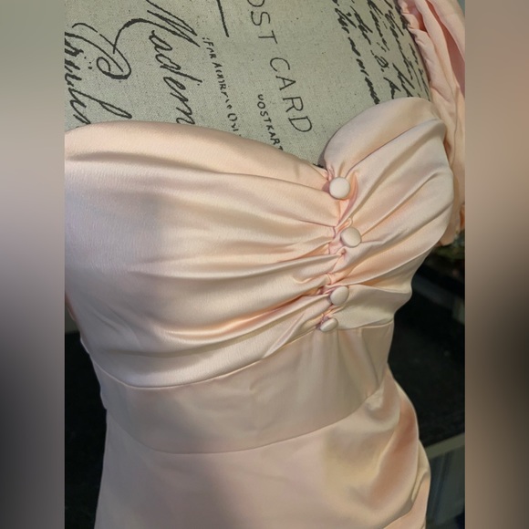 NWT - Fashion Nova - SM zip back, puffy sleeves, side cinch, sweetheart neckline - Picture 2 of 5